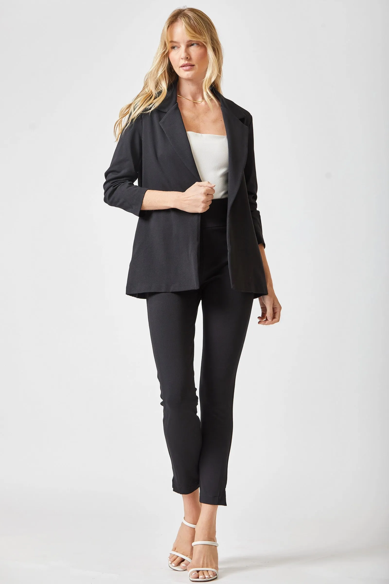 Magic 3/4 Sleeve Blazer in Nine Colors by Dear Scarlett