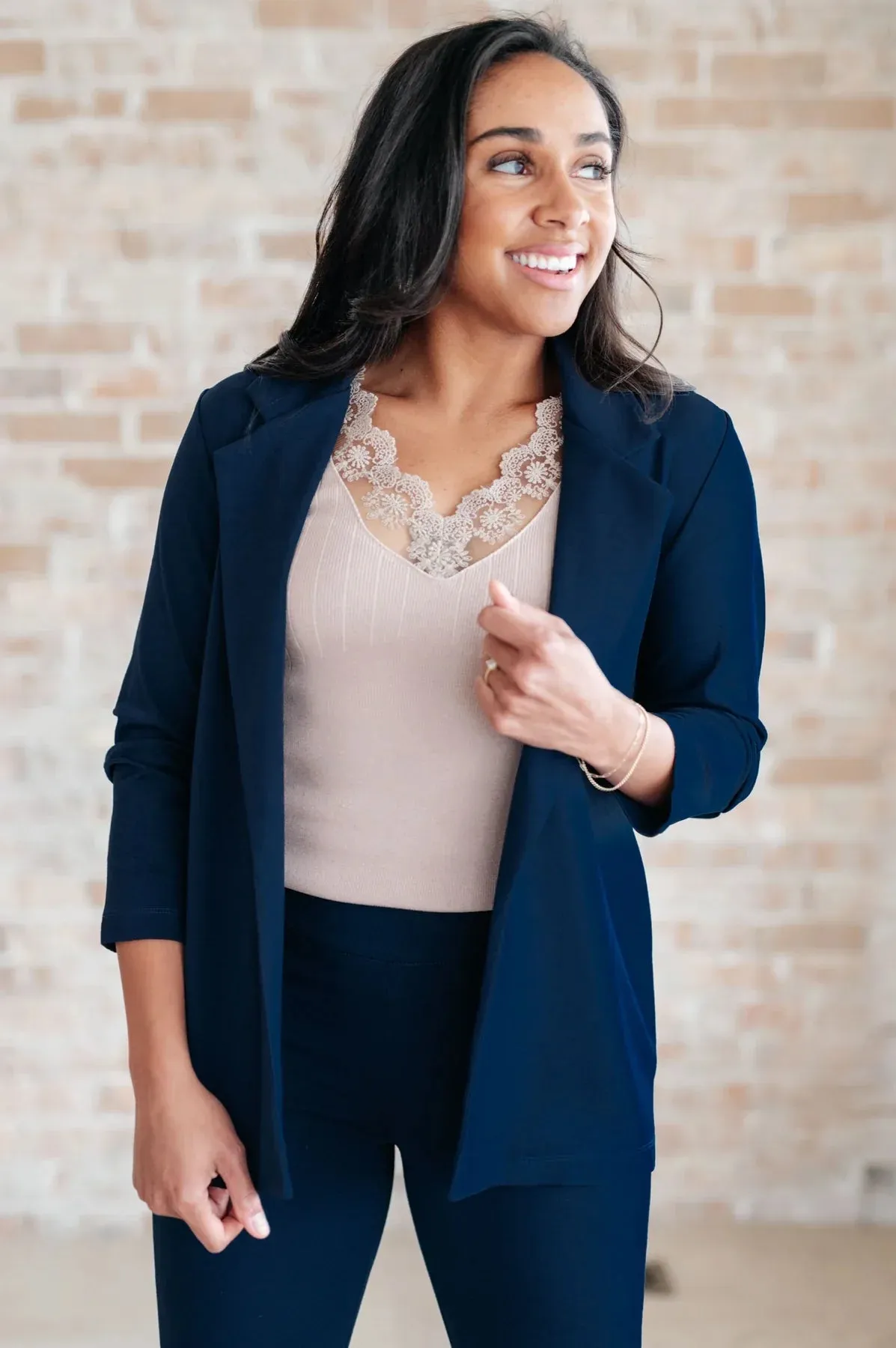 Magic 3/4 Sleeve Blazer in Nine Colors by Dear Scarlett