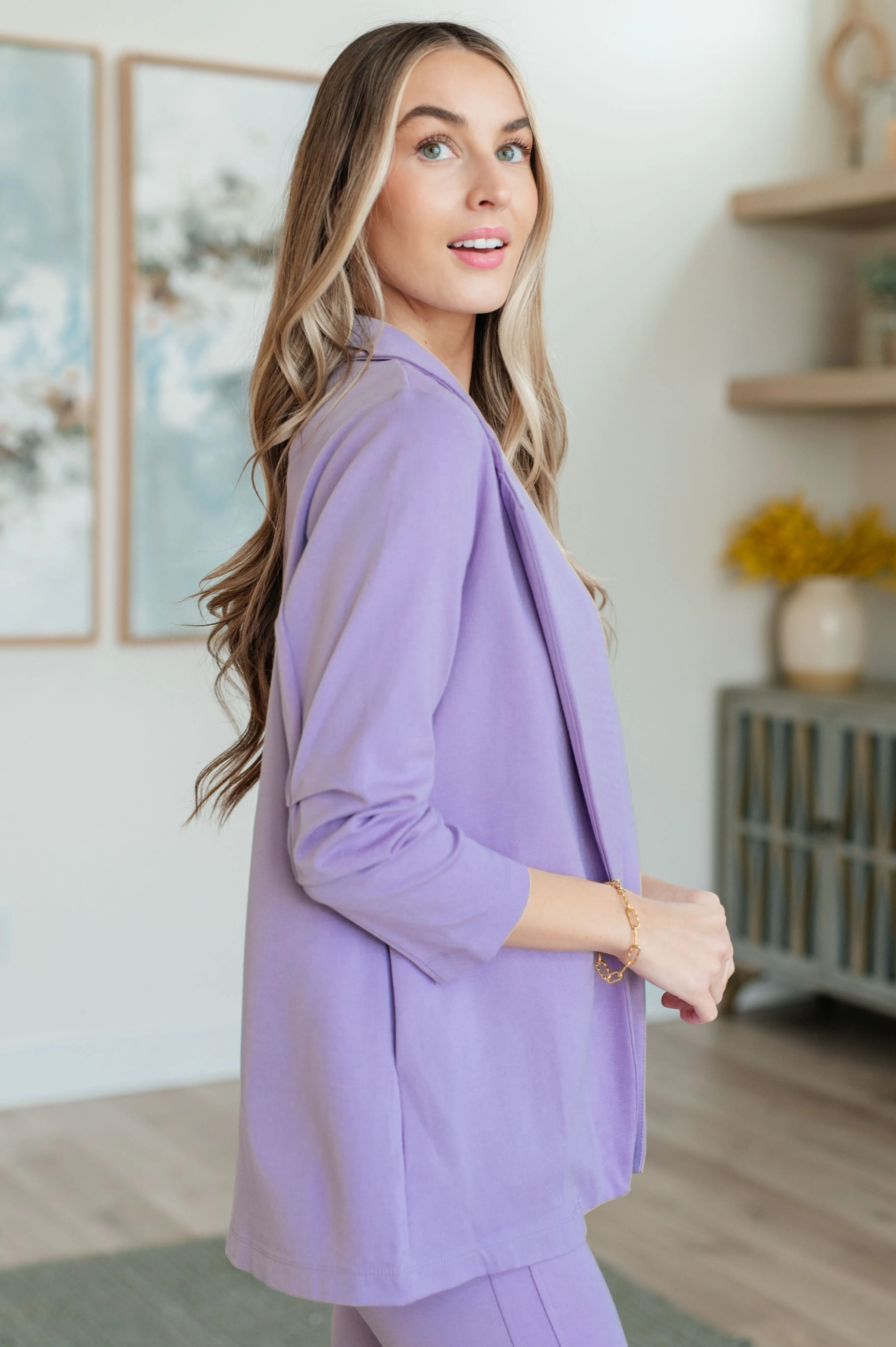 Magic 3/4 Sleeve Blazer in Nine Colors by Dear Scarlett
