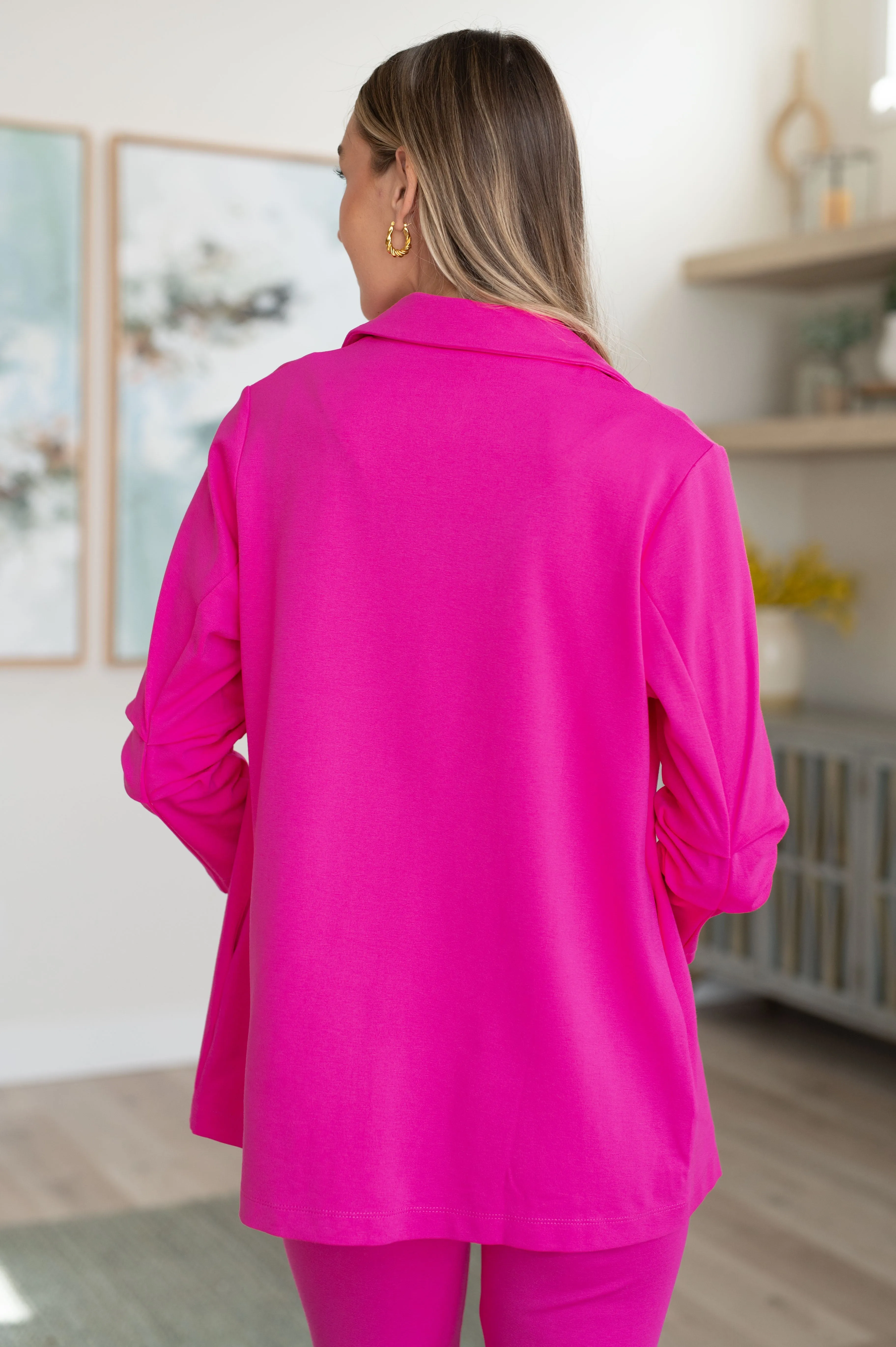 Magic 3/4 Sleeve Blazer in Nine Colors by Dear Scarlett