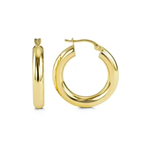 Medium Bold Hoops (Gold)