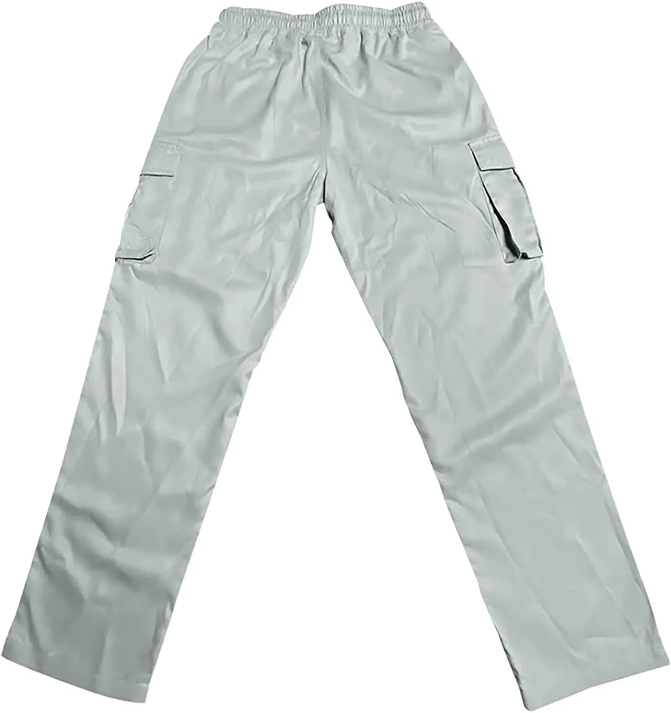 Men's Drawstring Multi Pocket Casual Pants Hiking Pants Cotton Cargo Pants