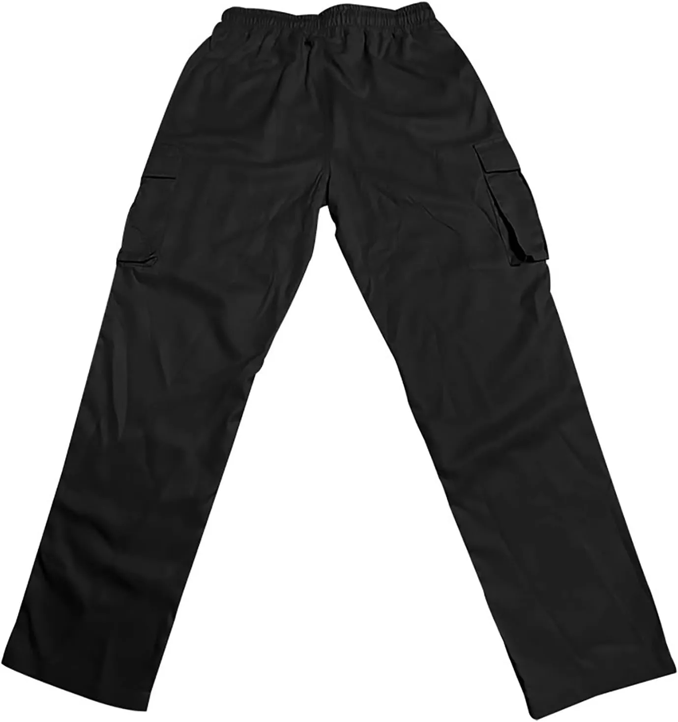 Men's Drawstring Multi Pocket Casual Pants Hiking Pants Cotton Cargo Pants