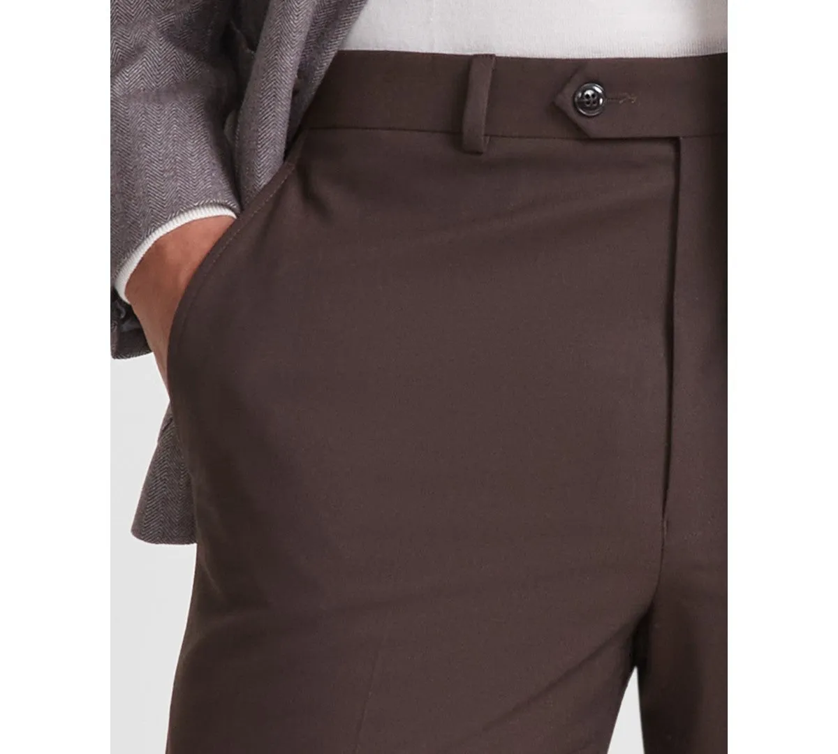 Michael Kors Mens Classic fit Dress Pants 36 / 30 Brown Solid