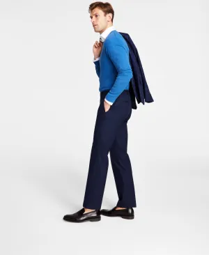 Michael Kors Mens Classic fit Dress Pants 38 / 29 Navy Blue Solid
