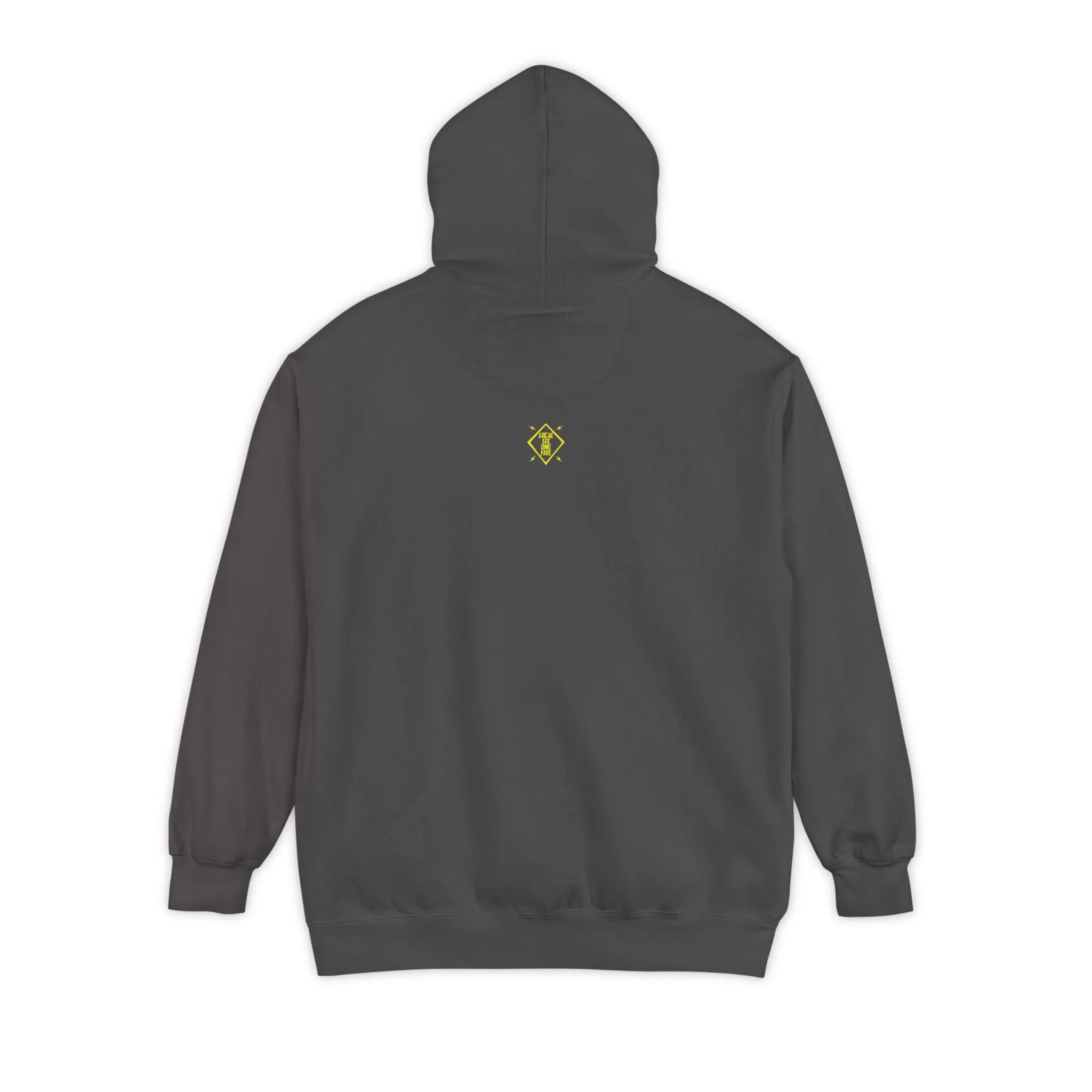 Nashville Soccer Skull Unisex Garment-Dyed Hoodie