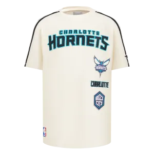 NBA CHARLOTTE HORNETS RETRO CLASSIC TODDLER BOYS SHORT SLEEVE TAPING TEE(BLACK)