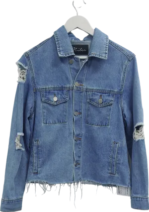 Niler Blue Rosie Personalised Denim Shirt UK S