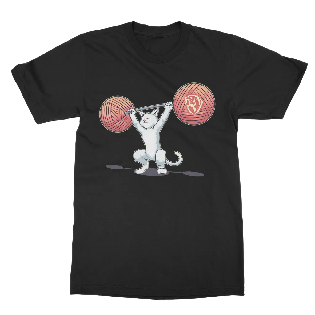 Olympic Snatch White Cat T-shirt (UK)