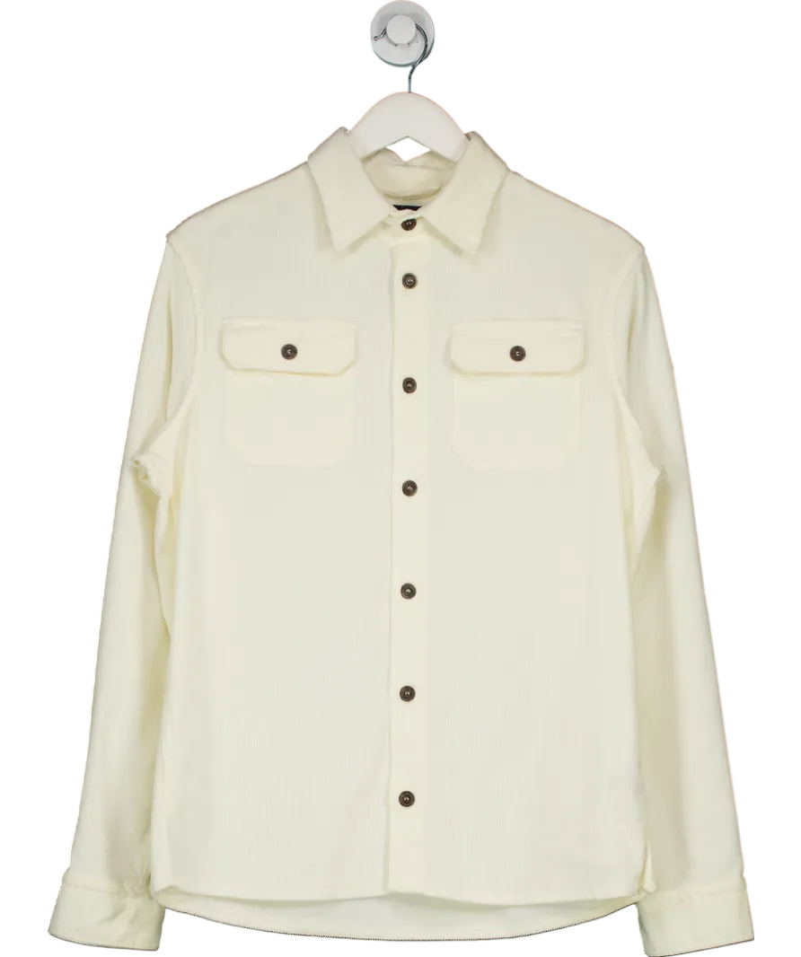 Paul & Shark Cream Corduroy Overshirt UK S