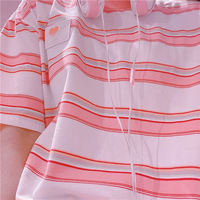 Pink Striped T-Shirt  PL52573