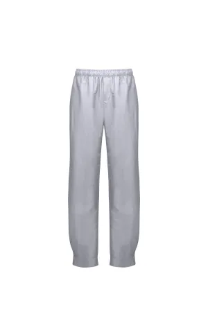 [POKOFOSCA] SS 25 SOFT CURVED PANTS (LIGHT GRAY)