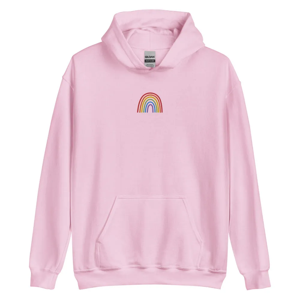 Rainbow Embroidered Hoodie
