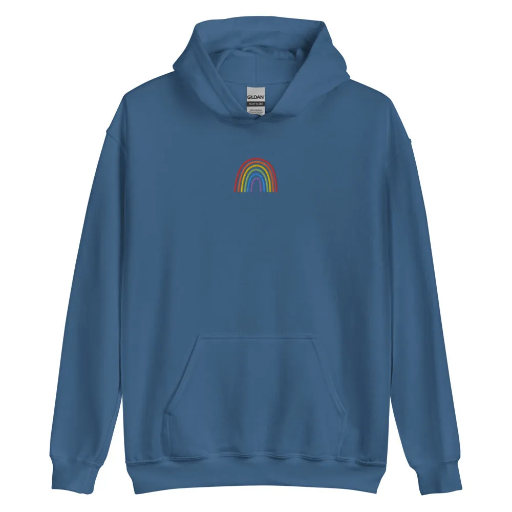 Rainbow Embroidered Hoodie