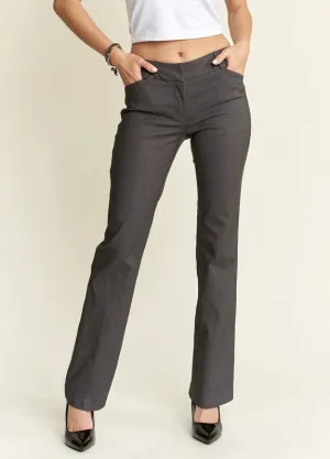 Regular Rise Slim Bootcut Pants
