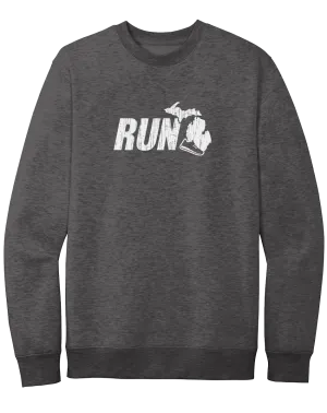 Run Michigan Crewneck Sweatshirt