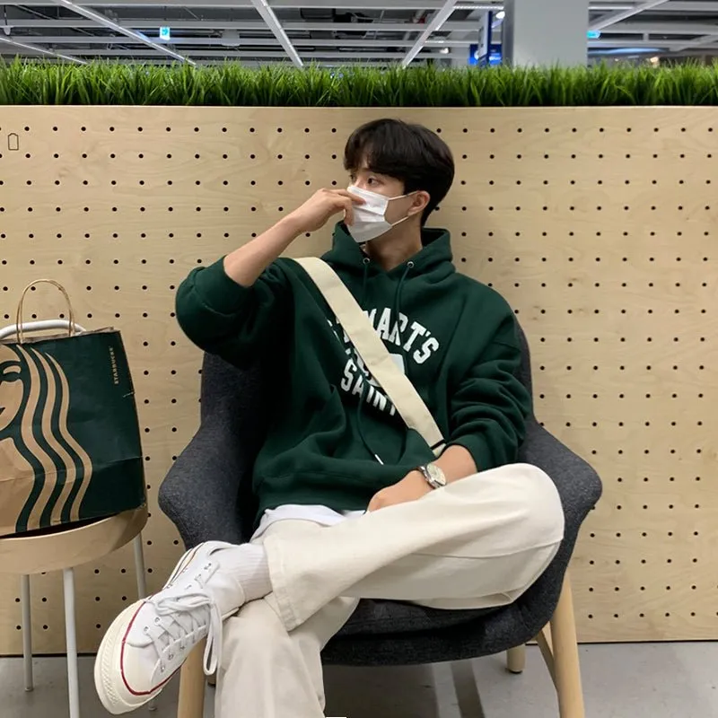 S8 No. 152 Green Lettered Hoodie