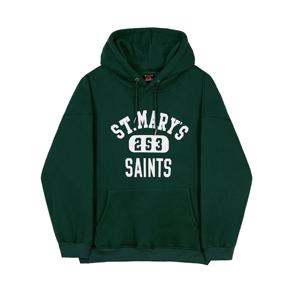 S8 No. 152 Green Lettered Hoodie