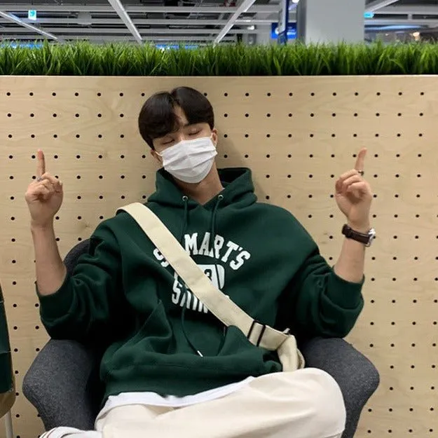 S8 No. 152 Green Lettered Hoodie