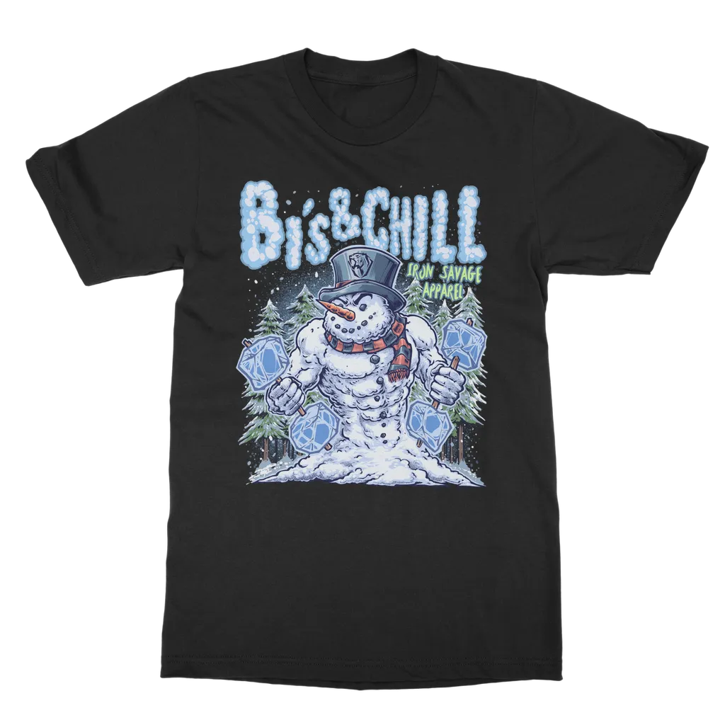 Snowman: Bi's & Chill T-shirt (UK)