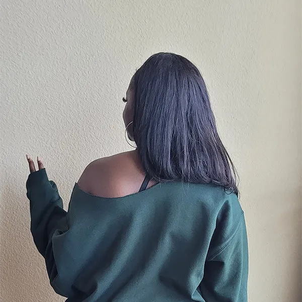 Spooky Season Off The Shoulder Halloween Sweatshirt - With Raw Edge Neckline - Sizes S - 5XL