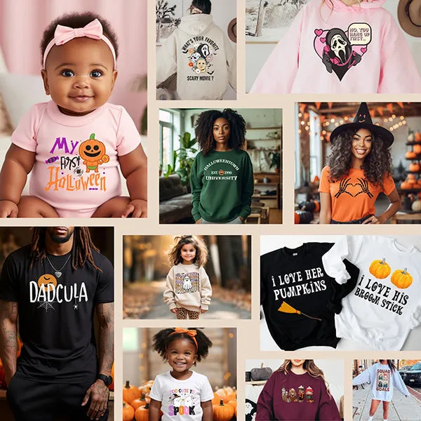 Spooky Season Off The Shoulder Halloween Sweatshirt