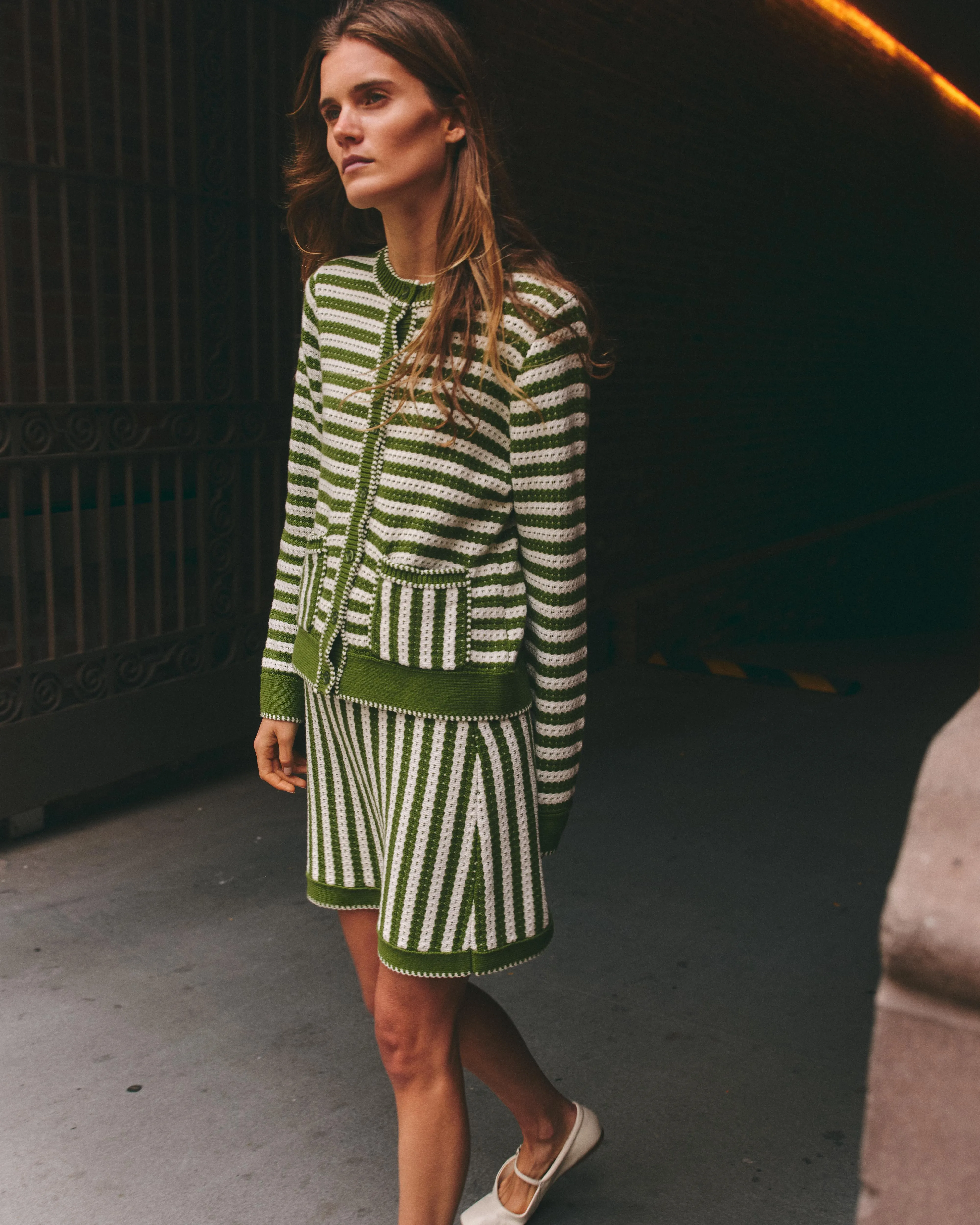 Susana Skirt-Ivy Stripe