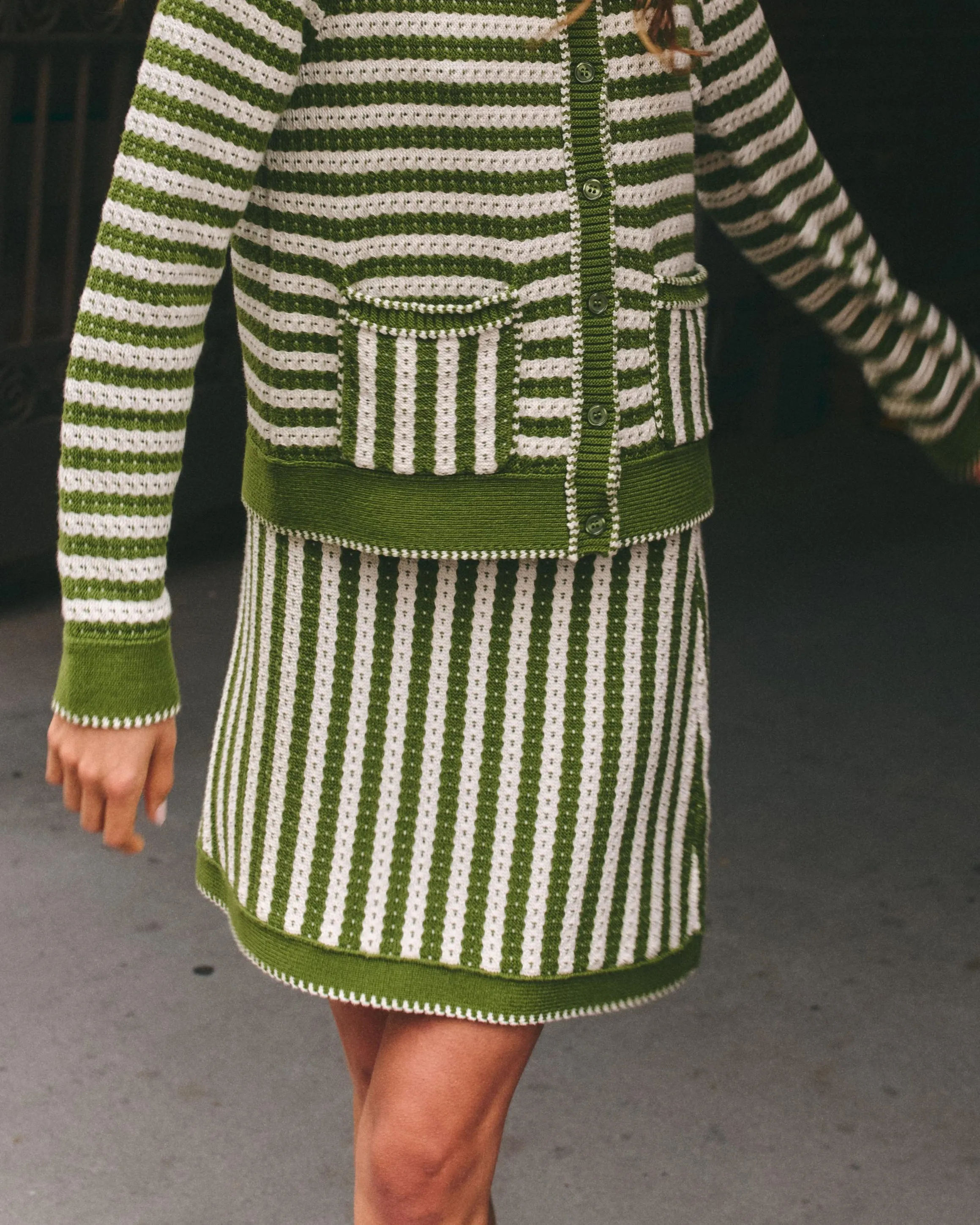 Susana Skirt-Ivy Stripe