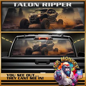 Talon Ripper - Truck Back Window Graphics - Customizable