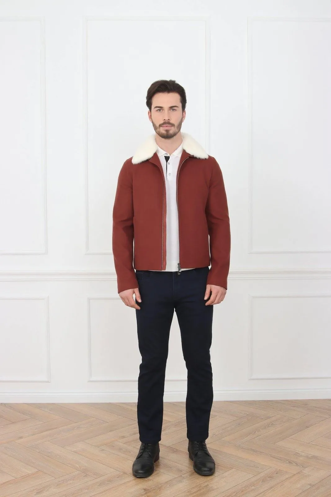 Terracotta Wool Jacket