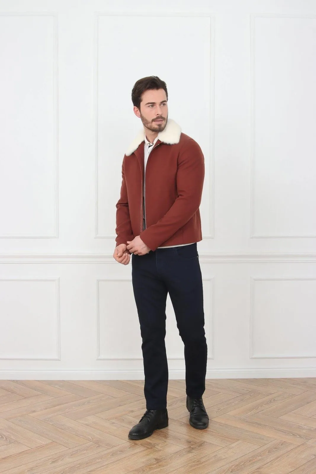 Terracotta Wool Jacket