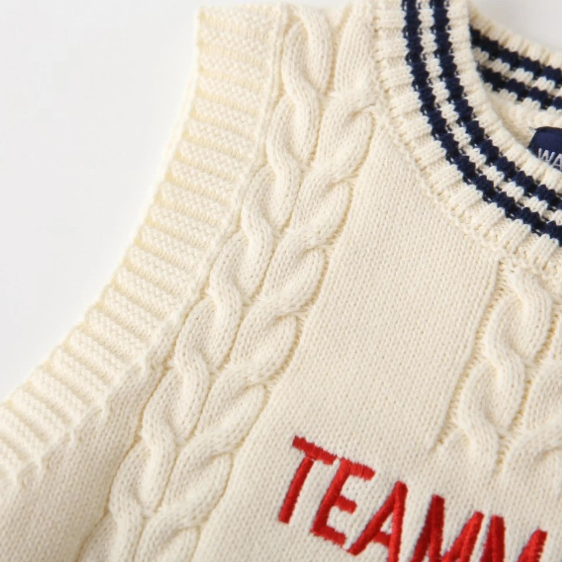 Toddler Boy Sweater Vest Bear Emblem