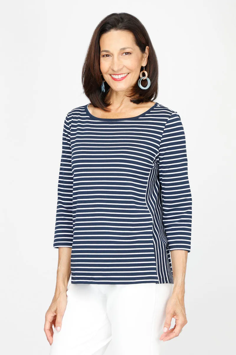 Top Ligne Mixed Stripe Tee