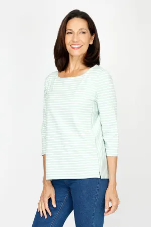 Top Ligne Mixed Stripe Tee