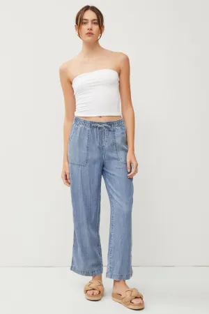 Ultra Soft Denim Washed Pants