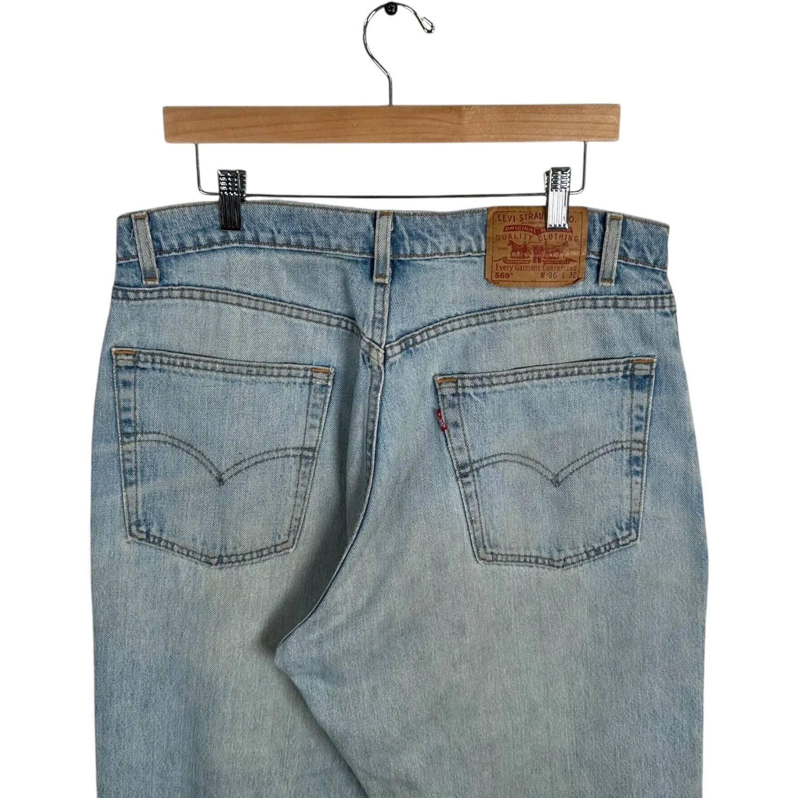 Vintage Levi's 569 Straight Leg Jeans 36x32