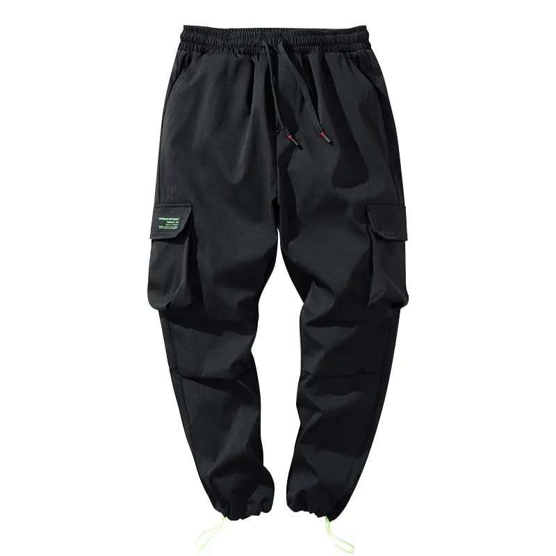West Louis Multi Pocket Hip Hop Style Harem Joggers