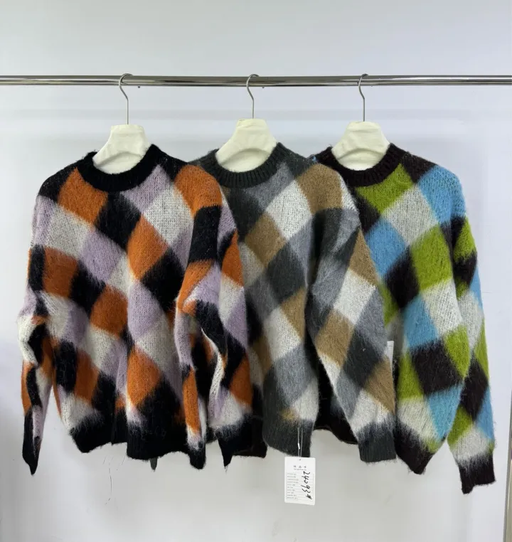Wide Check Sweatshirt