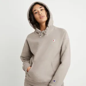 Women's Champion RW Hoodie C Logo Dark Khaki